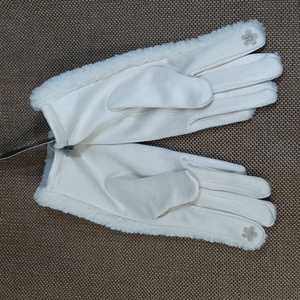 Hotpaws Adult Cute Cream Gloves
